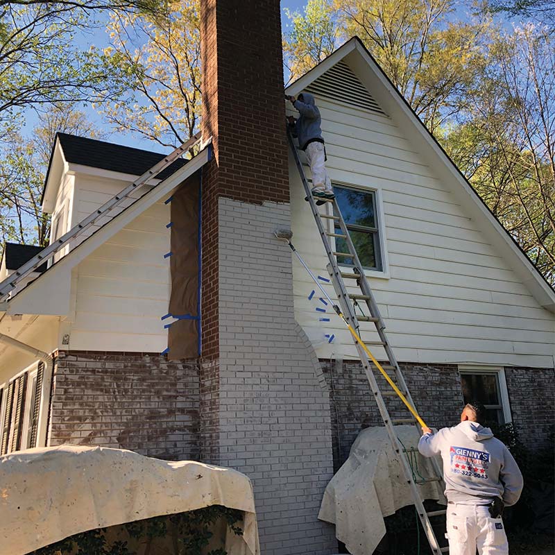 exterior painting project 14near Charlotte
