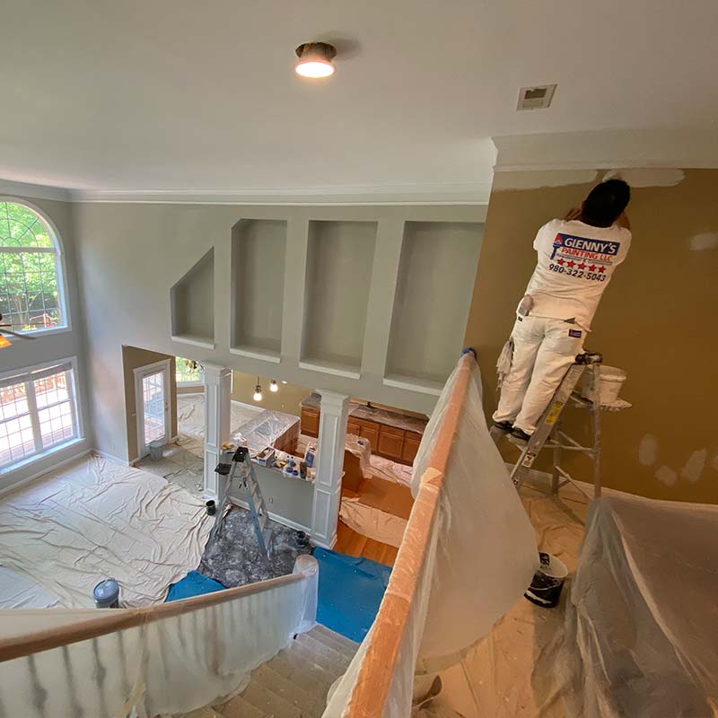 interior painting company in Mint Hill Glennys Painting