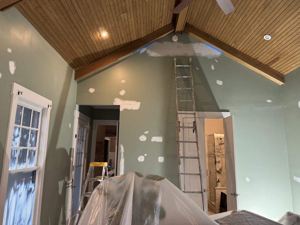 Mint Hill interior painting service before