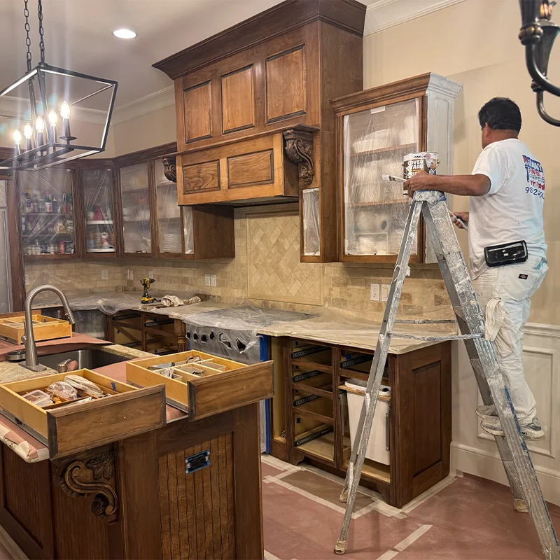 Charlotte kitchen cabinet painting Glennys Painting