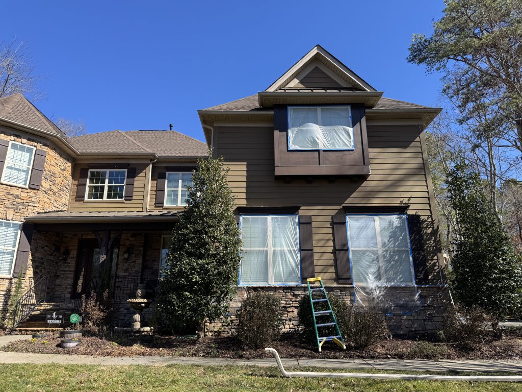 Charlotte home needing exterior painting