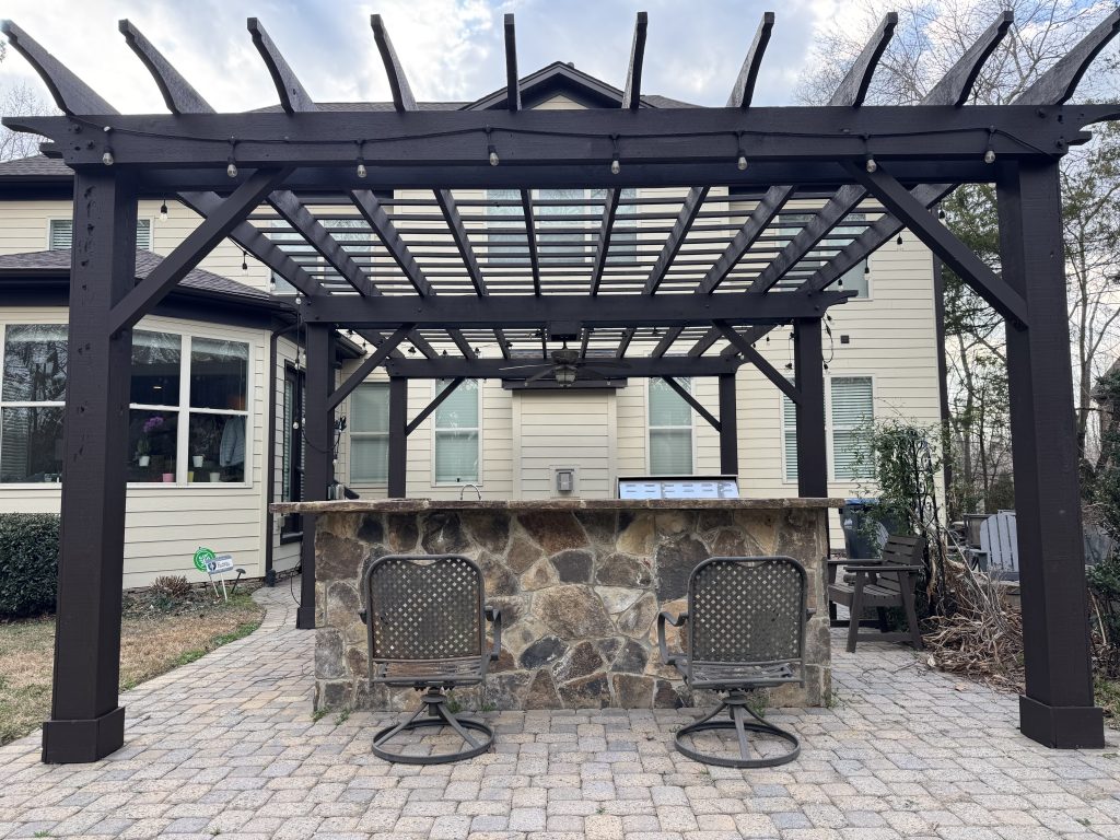Charlotte home exterior freshly painted